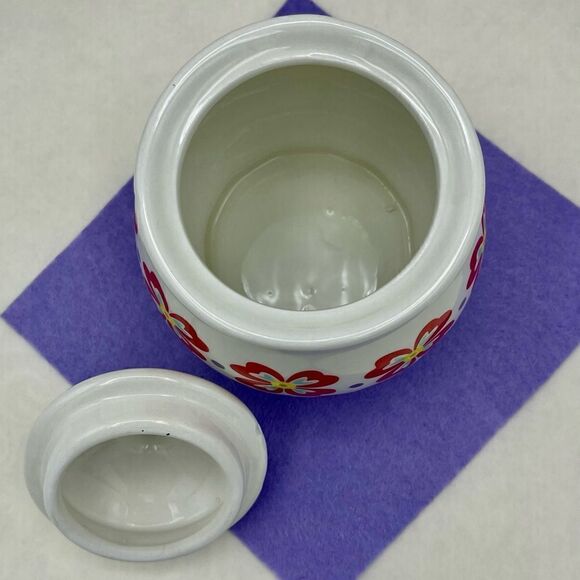 The Pioneer Woman Flea Market Flower Dot Pattern Ceramic SUGAR BOWL ONLY w/ Lid - Picture 10 of 16